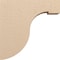 Ekena Millwork 8"W x 32"D x 32"H Thin Del Monte Rough Cedar Woodgrain TimberThane Corbel, Primed Tan CORUR08X32X32DELRCPR - alternate 6
